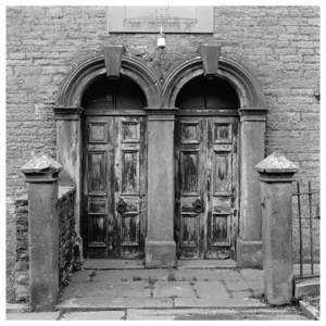 Nenthead Chapel Doors - pre restoration